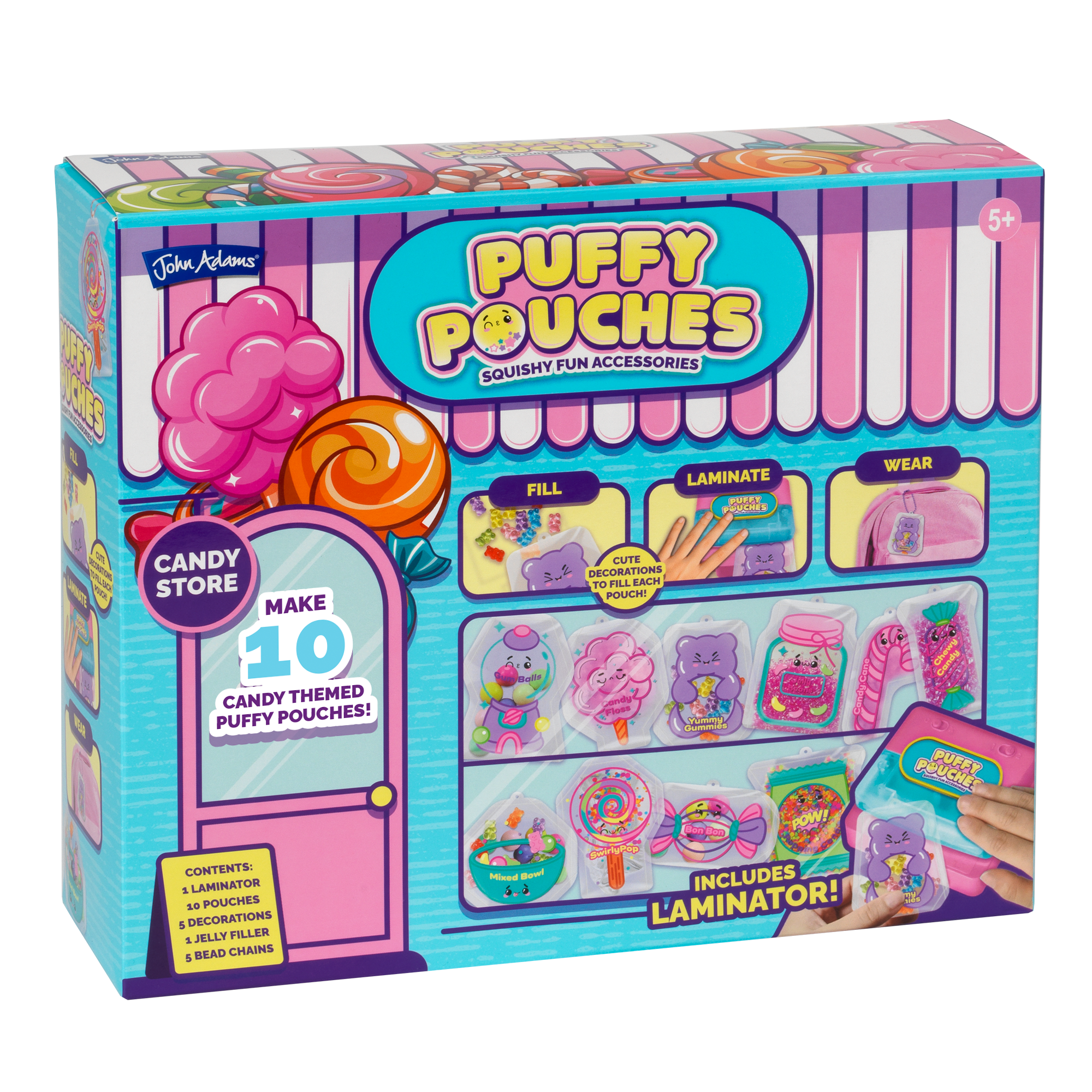 Puffy Pouches Squishy Craft Set Candy Store